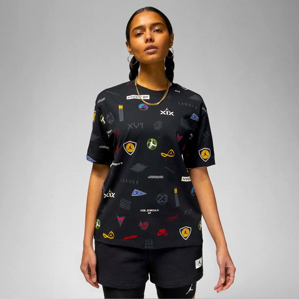 Jordan Flight NWT AOP GF Tee, Size: Small (Unisex)